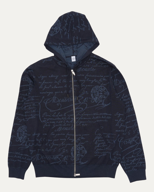 Calligraphy Wool Hoodie