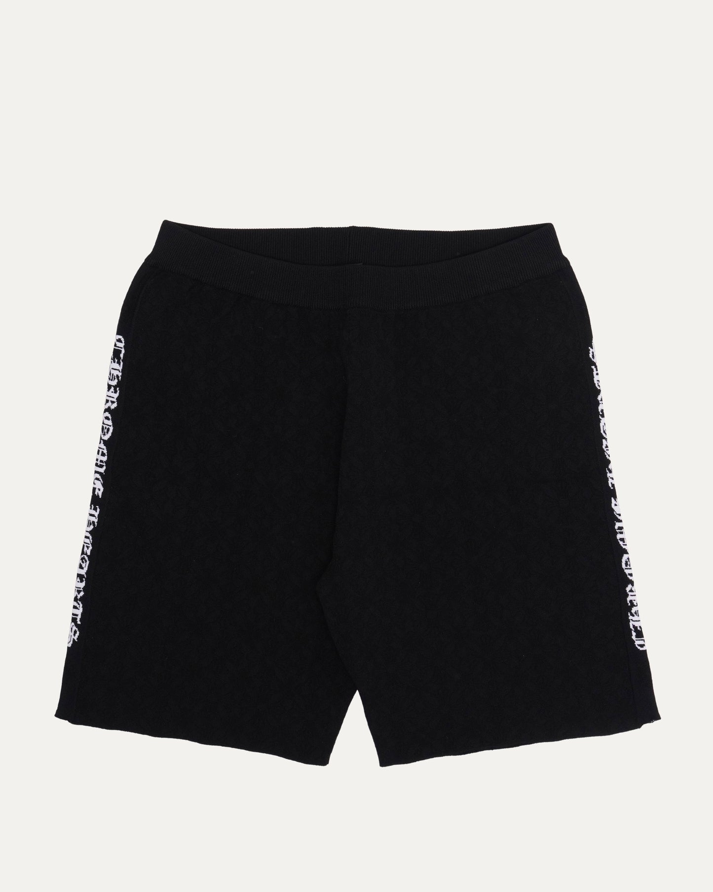 Intarsia Spell Out Bike Shorts