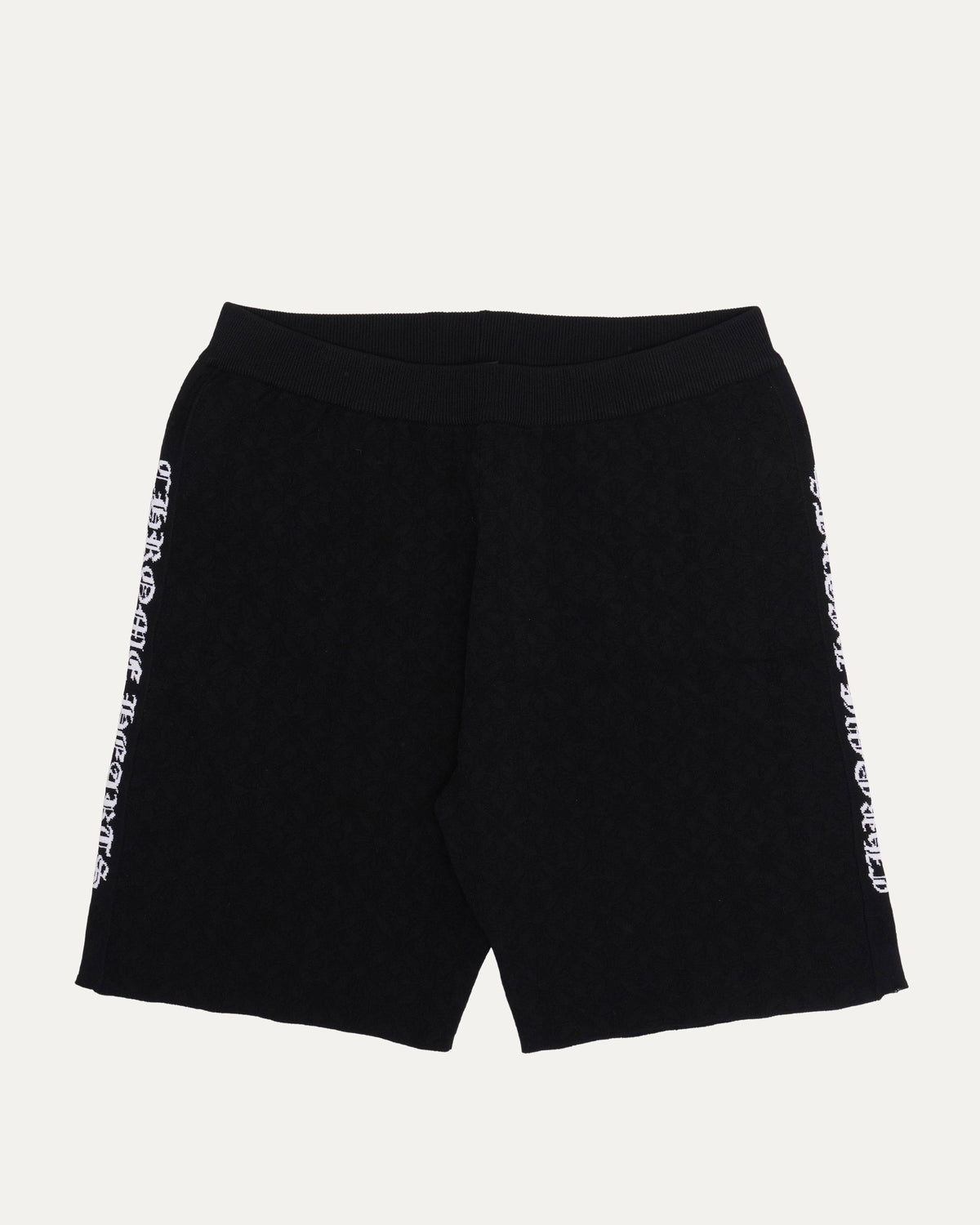 Intarsia Spell Out Bike Shorts