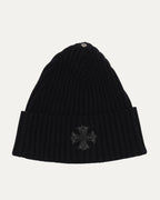 Cashmere Plus Cross Patch Beanie