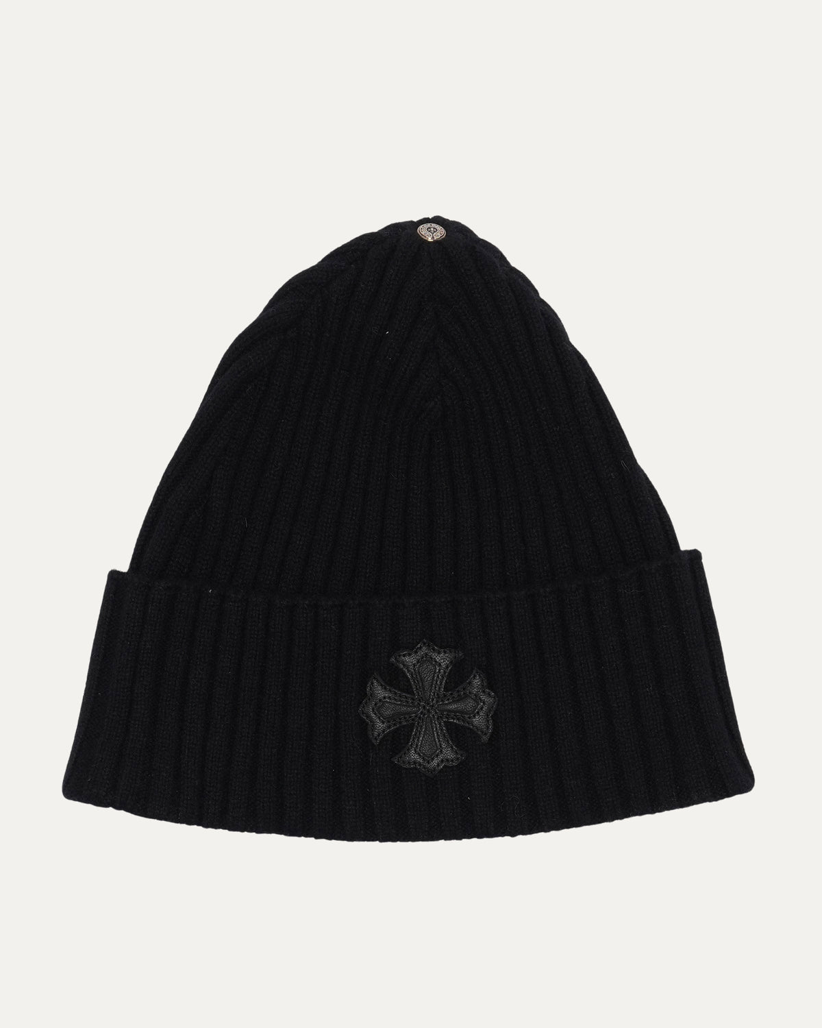 Cashmere Plus Cross Patch Beanie