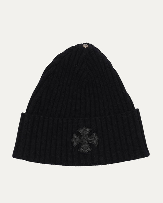 Cashmere Plus Cross Patch Beanie