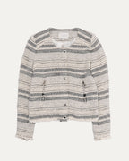 Striped Tweed Jacket
