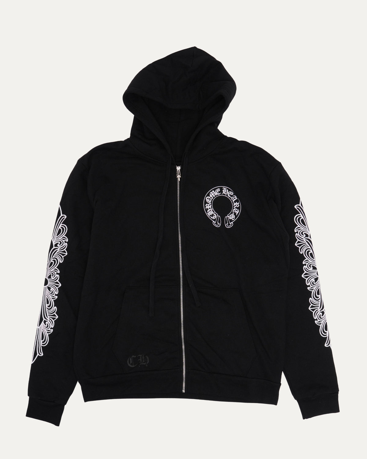 Horseshoe Logo Zip Up Hoodie
