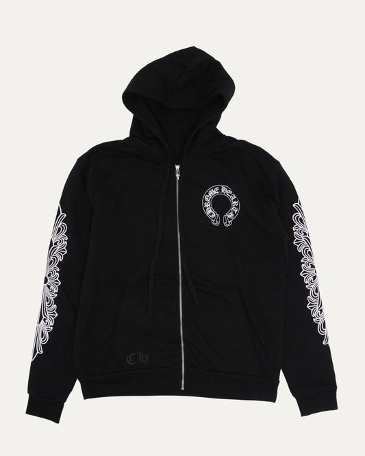 Horseshoe Logo Zip Up Hoodie