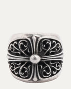 Oval Cross Ring