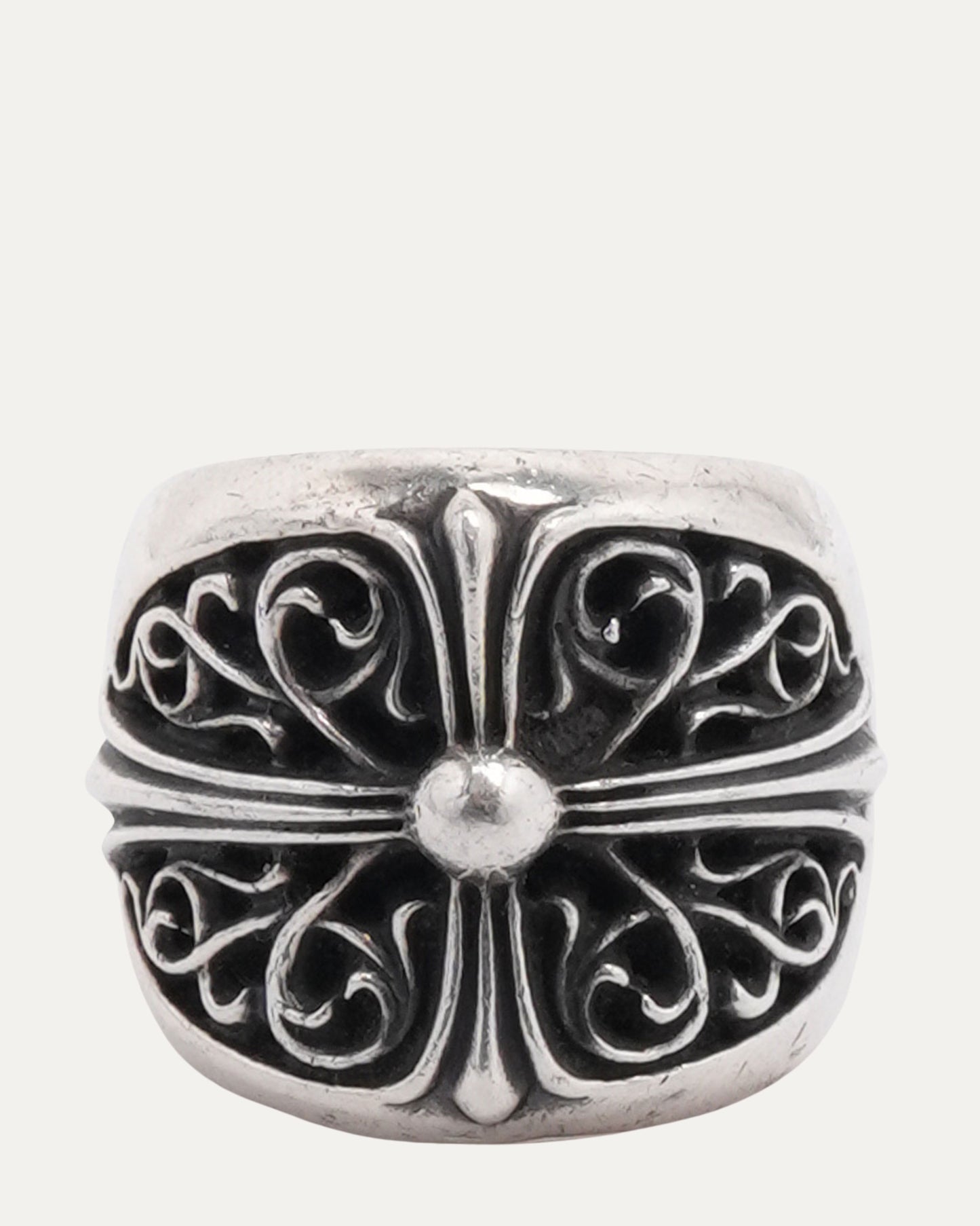 Oval Cross Ring