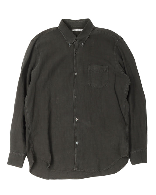 Linen Blend Pocket Shirt