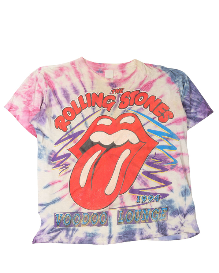 Rolling Stones 1994 Voodoo Lounge Tie Dye T-Shirt