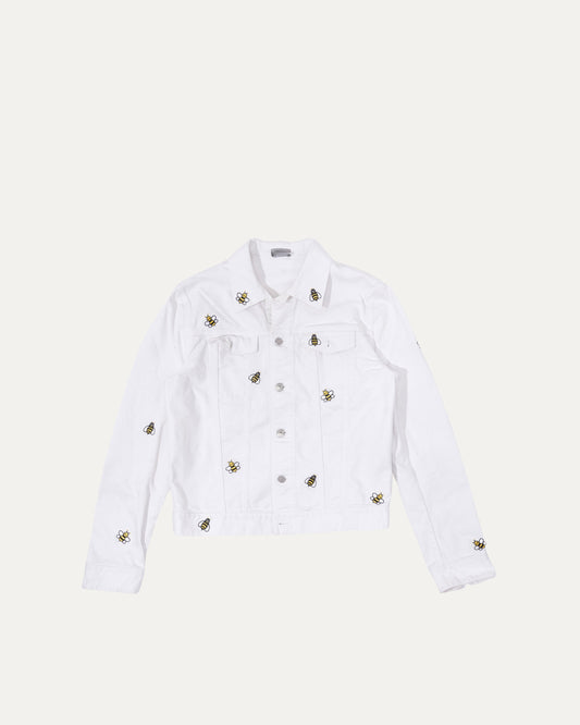 KAWS Bee Embroidery Denim Jacket