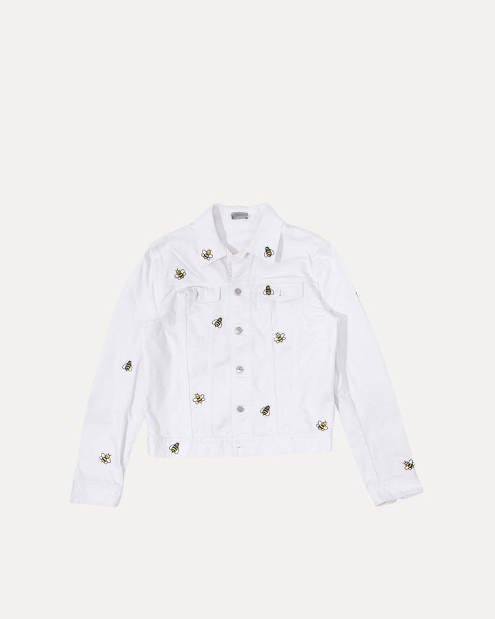 KAWS Bee Embroidery Denim Jacket