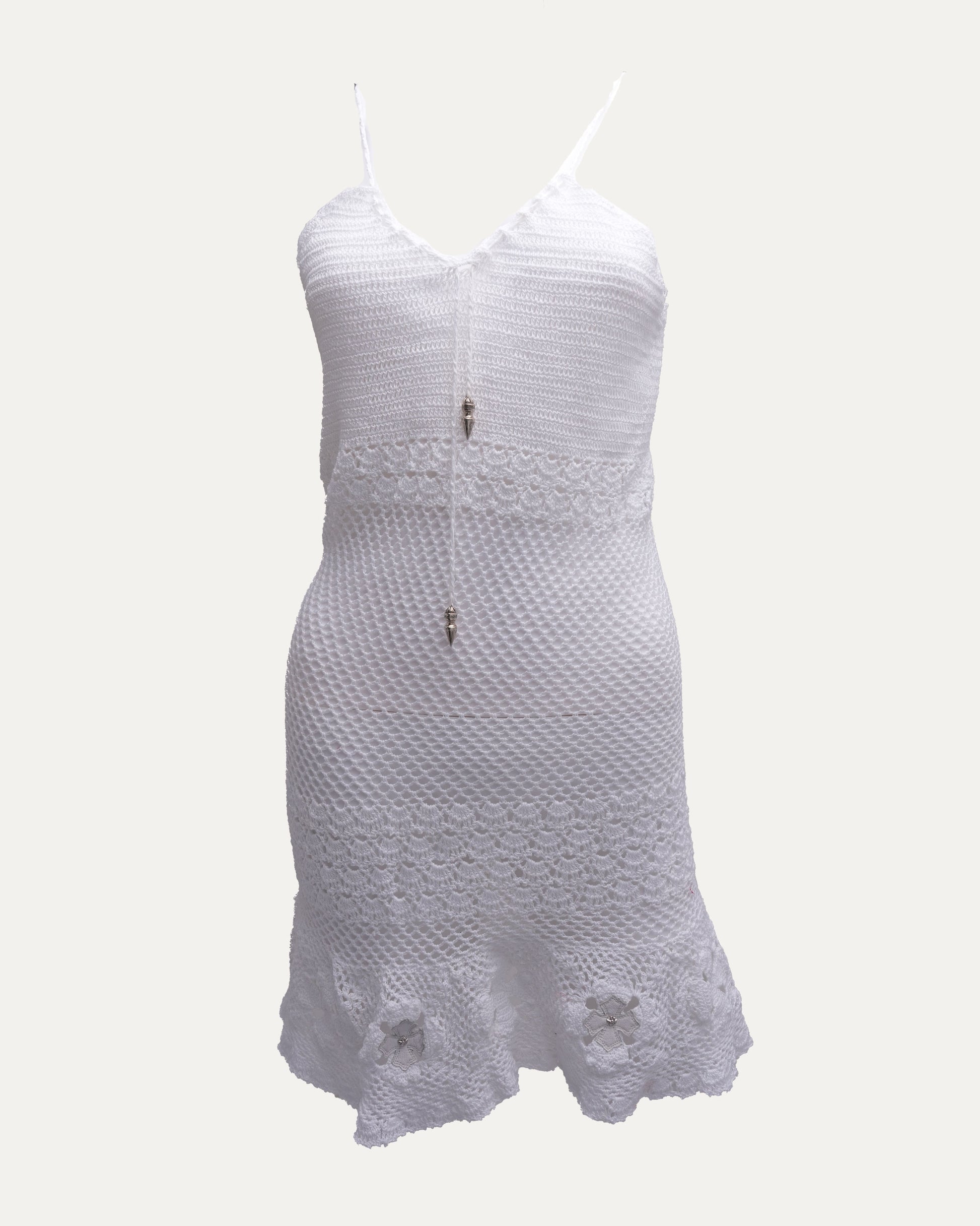 Chrome Hearts St. Barth's Plus Cross Patch Crochet Dress