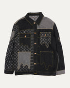Nigo Monogram Crazy Denim Workwear Jacket
