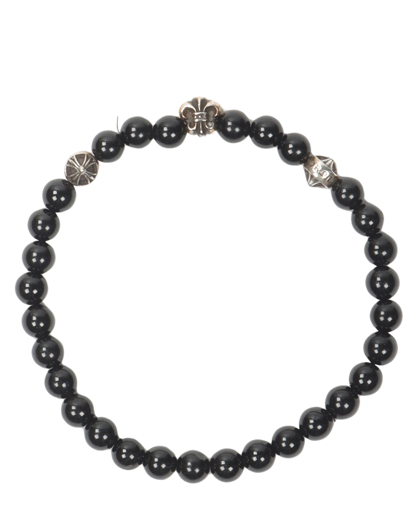 Fleur De Lis Bead Bracelet