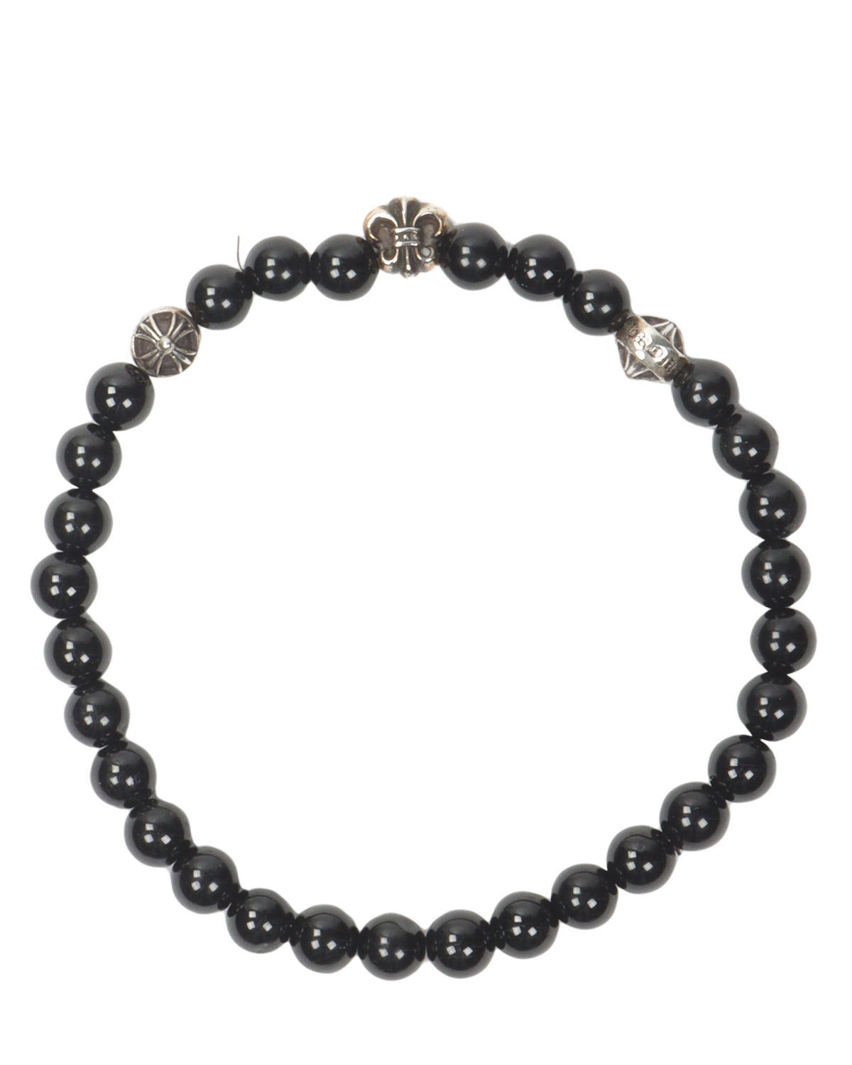 Fleur De Lis Bead Bracelet