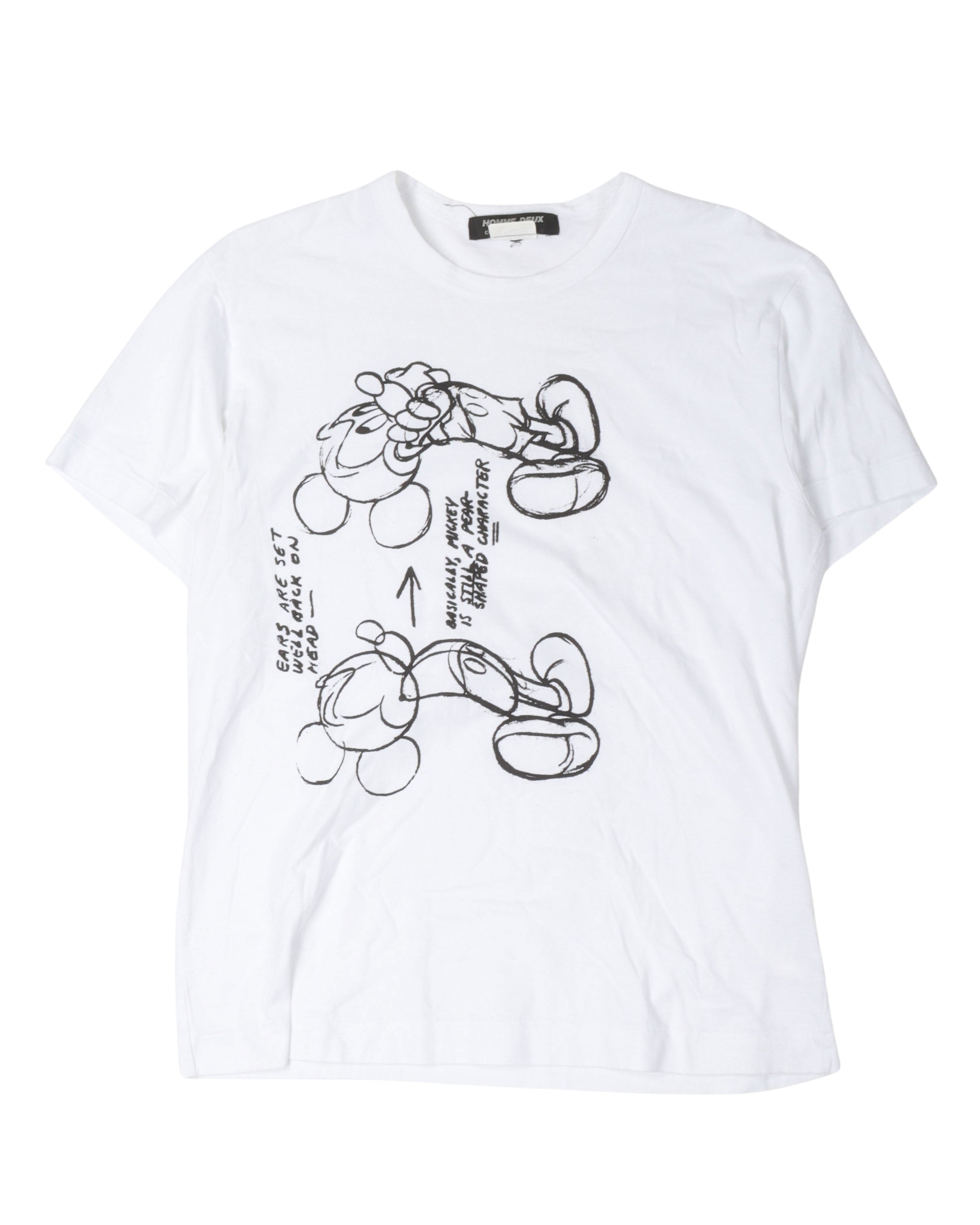 Homme Deux Mickey Mouse T-Shirt