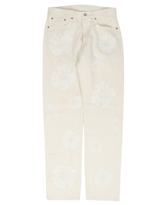 Levi's Tonal Cotton Wreath Jeans