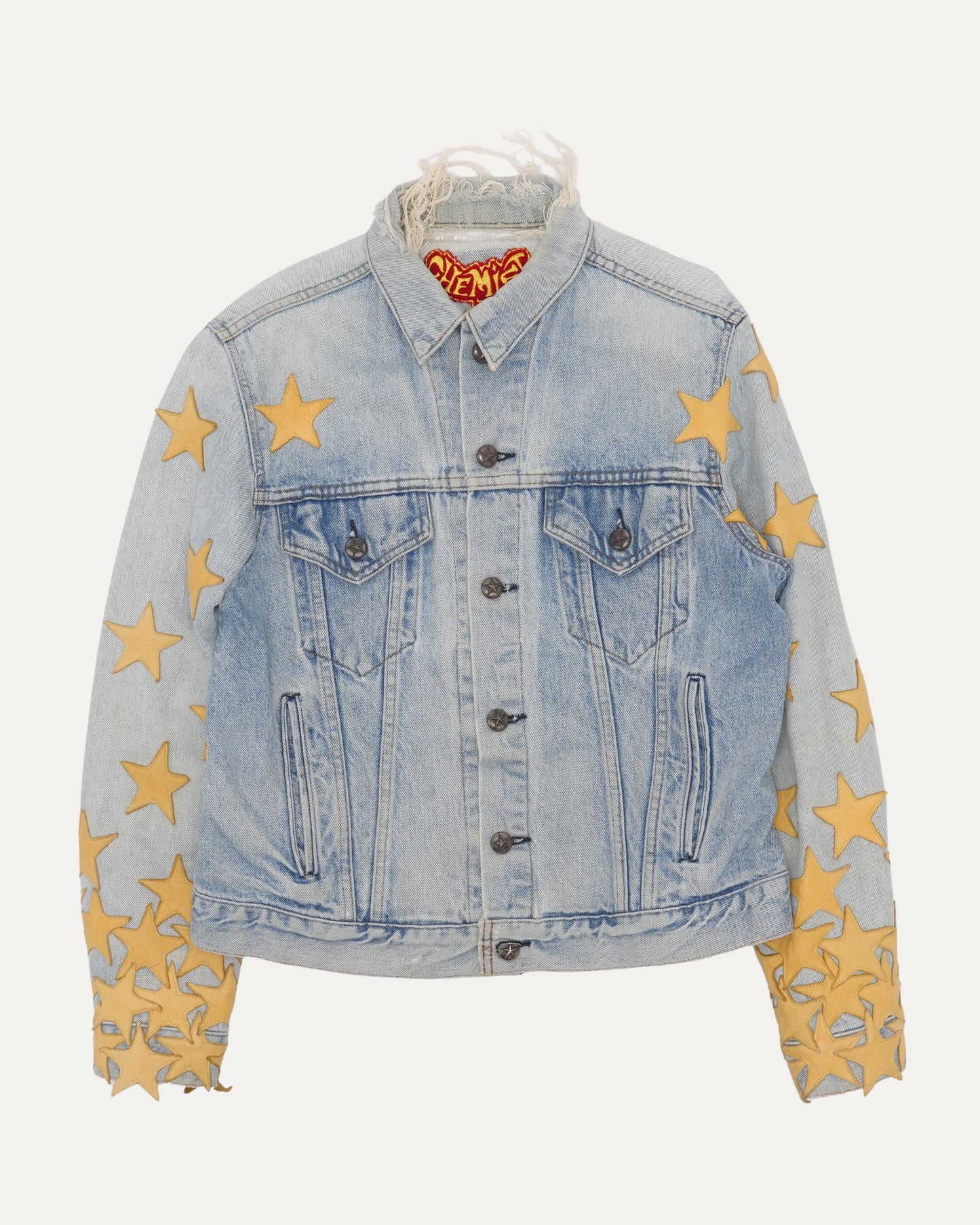 Star Patch Denim Trucker Jacket