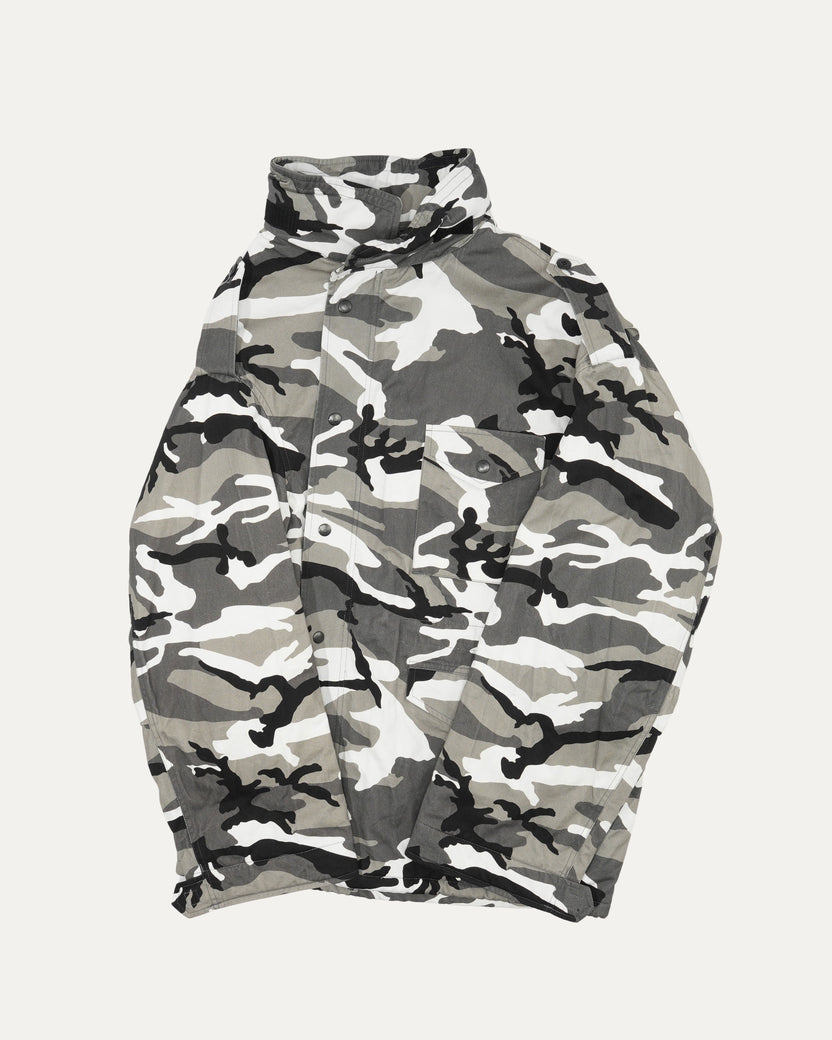 Asymmetrical Camo Jacket