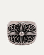 Oval Cross Ring