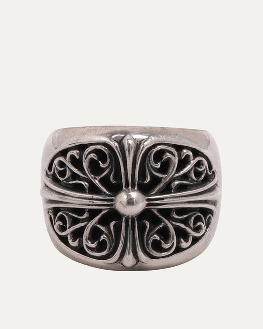Oval Cross Ring