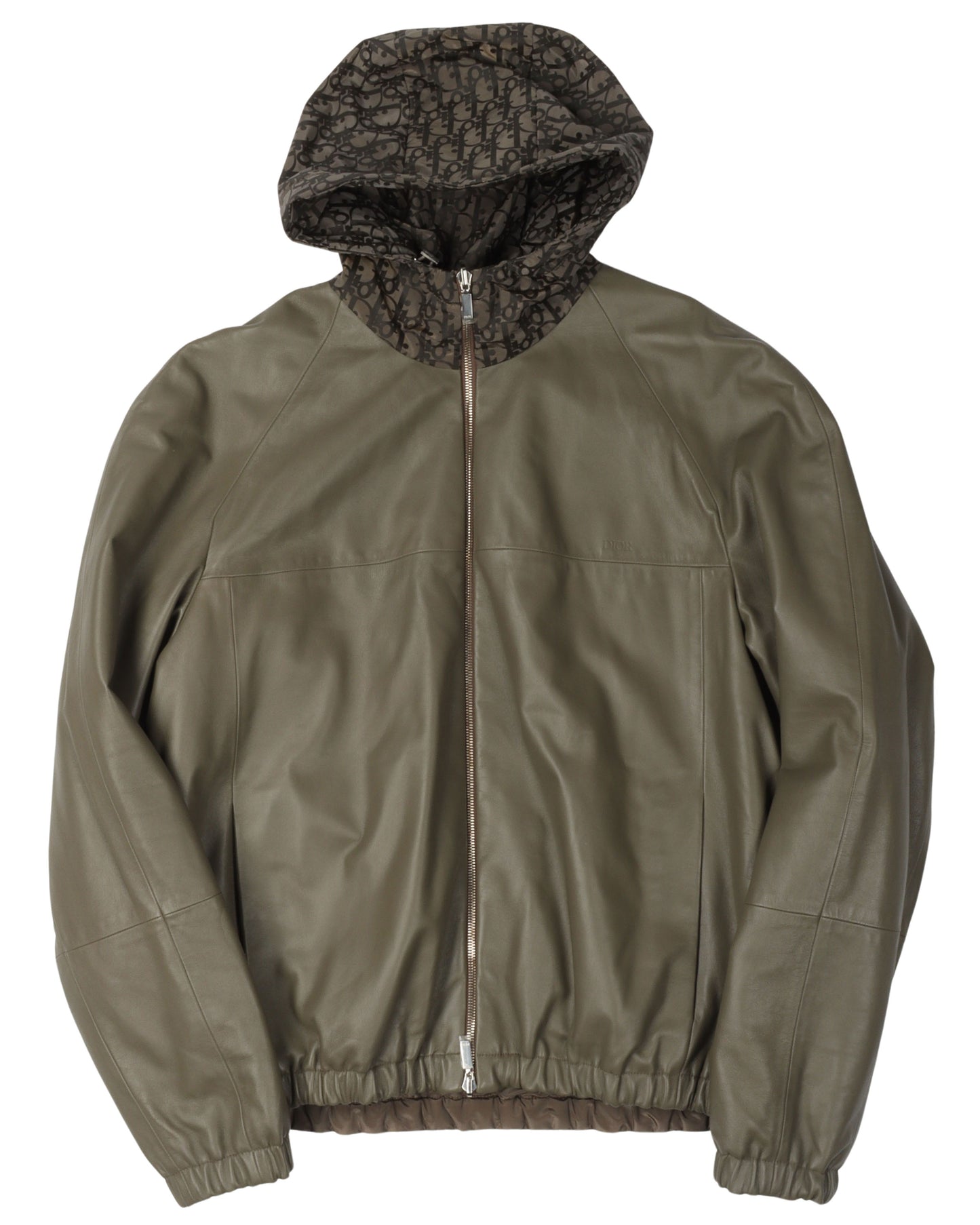 Reversible Padded Leather Jacket