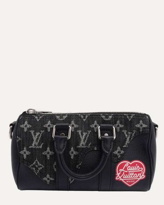 Nigo Keepall XS Denim Monogram Bag