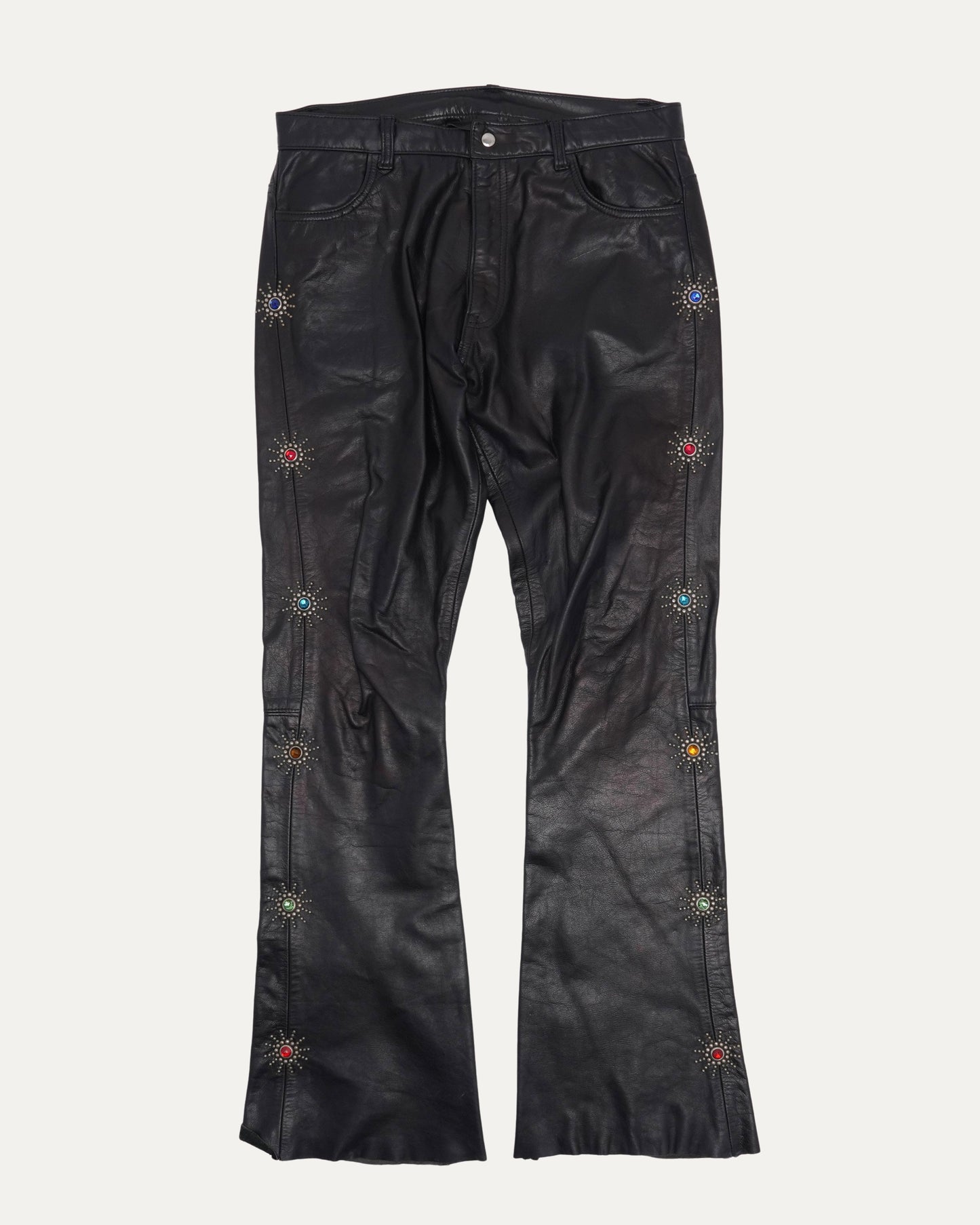 Studded Leather Pants