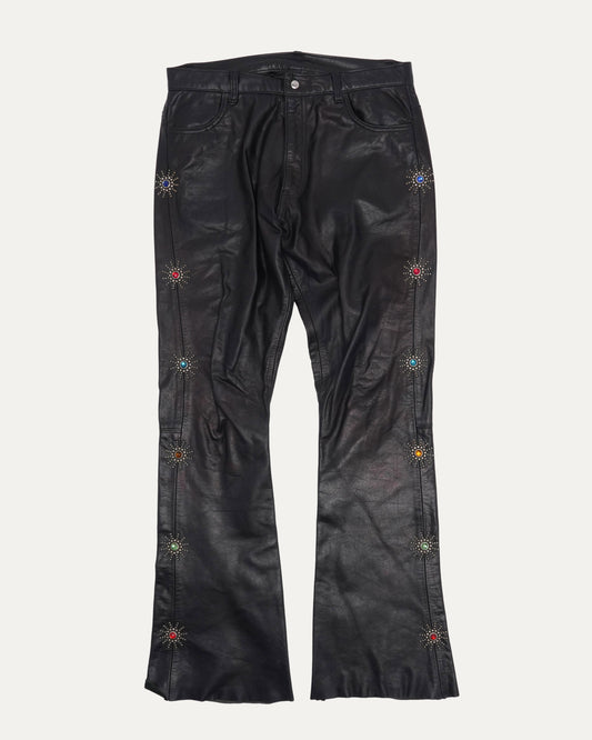 Studded Leather Pants