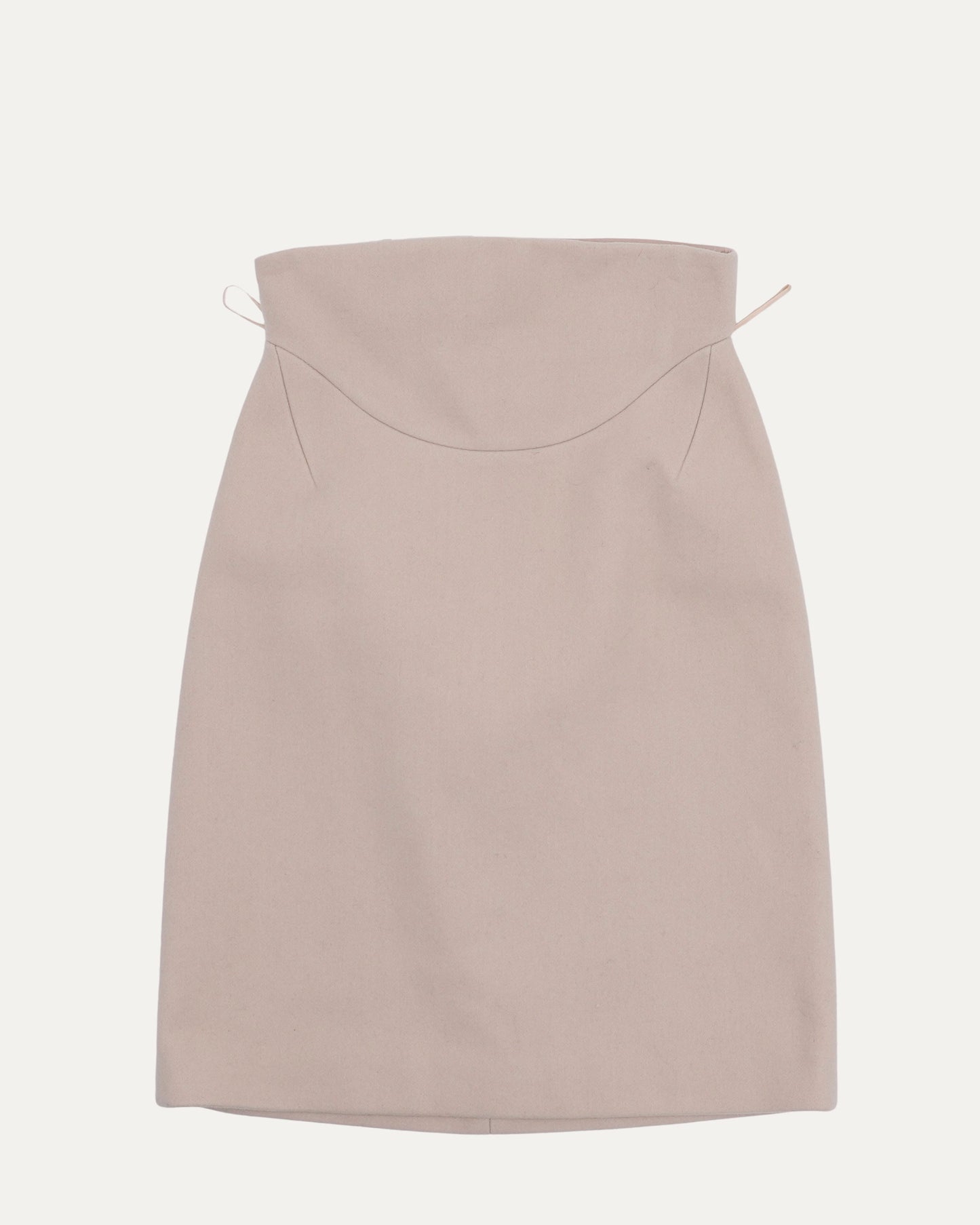 Cashmere-Wool Blend Pencil Skirt