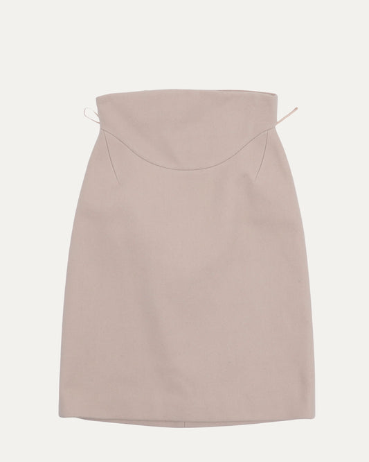 Cashmere-Wool Blend Pencil Skirt