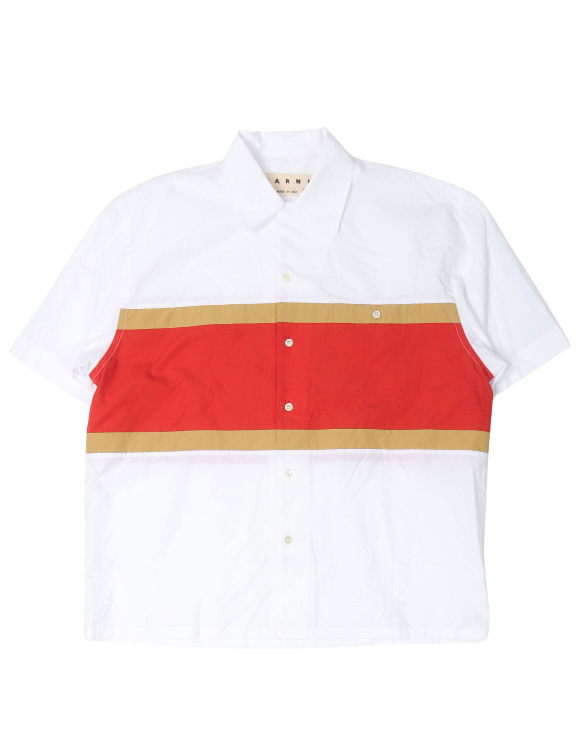 Contrast Band Shirt