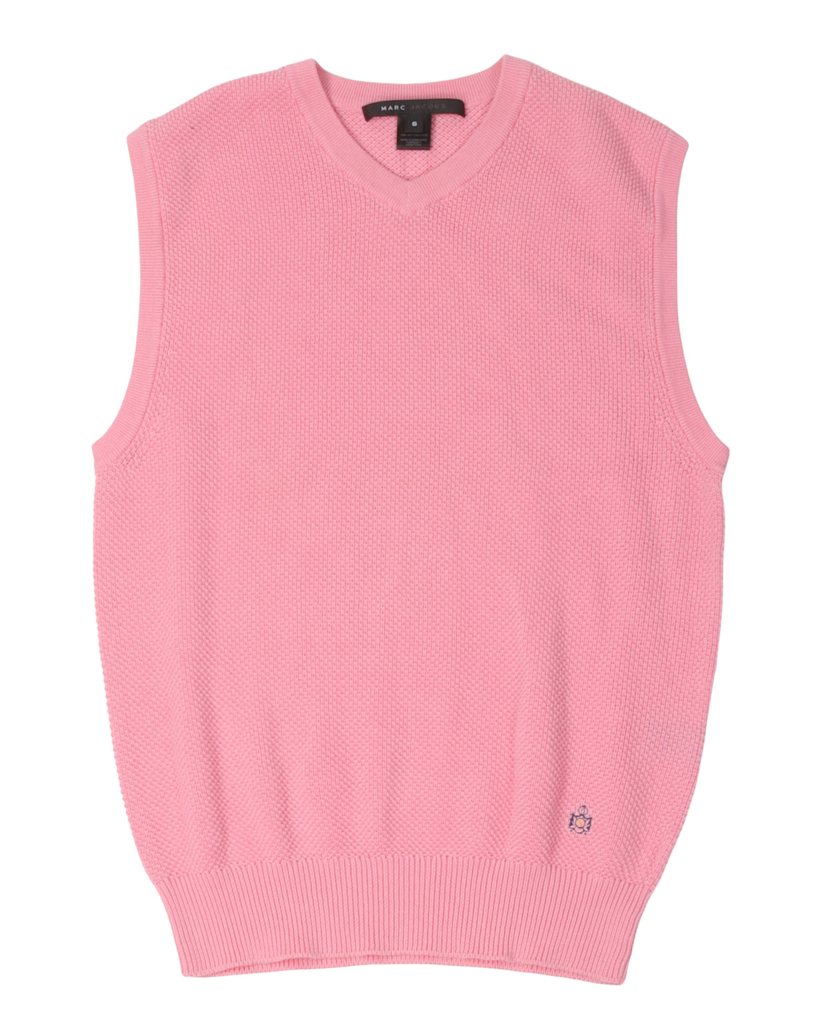 Seed Stitch V-Neck Sweater Vest