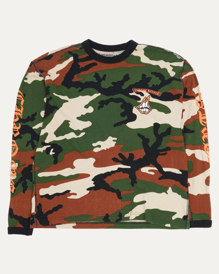 Matty Boy Caution Camouflage Thermal Shirt