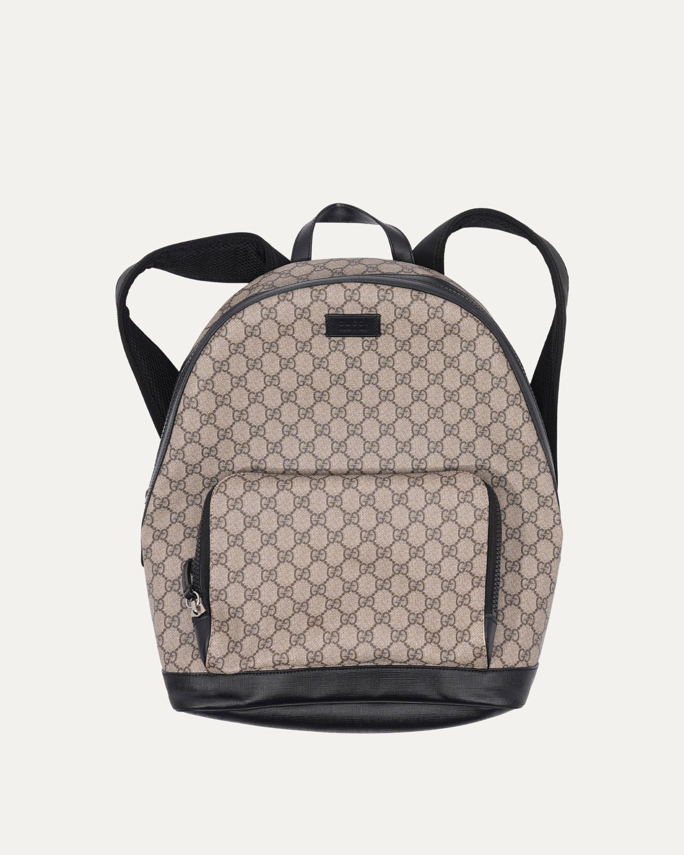 GG Supreme Monogram Medium Backpack