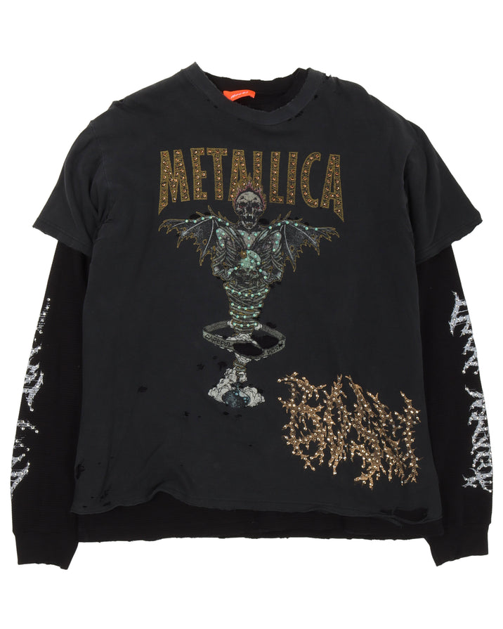 Justin Reed x Thrift Lord Metallica "King Nothing" T-Shirt
