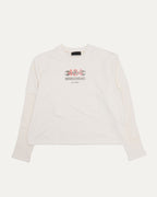 Hoorsenbuhs Cropped Double Sleeve Thermal Layered Long Sleeve T-Shirt