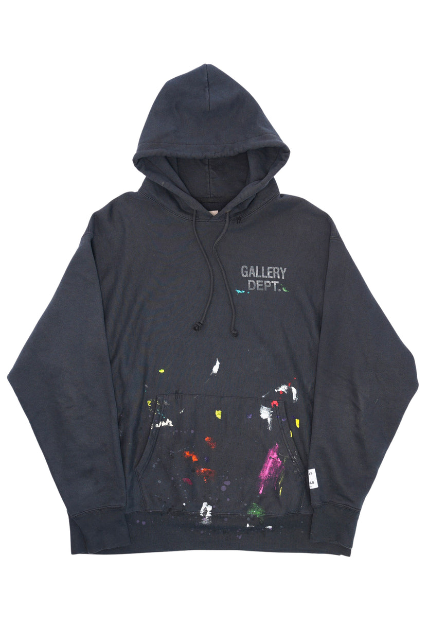 Paint Splatter Logo Hoodie