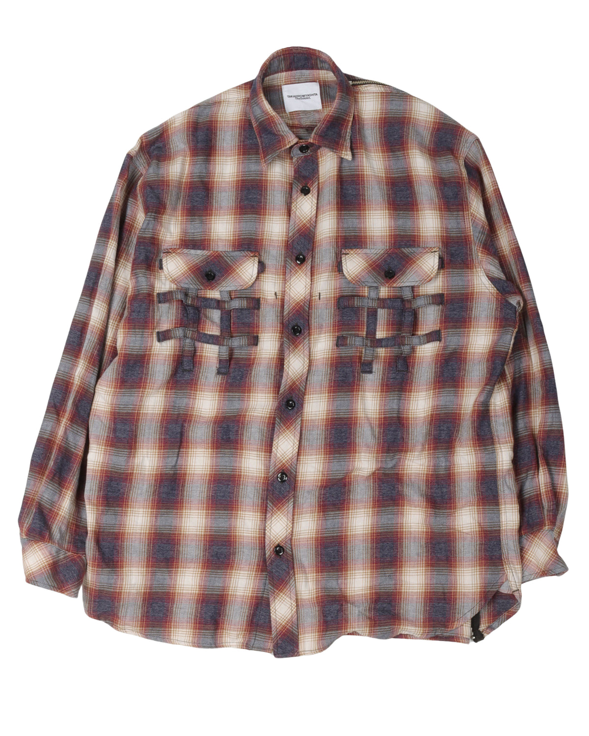 John Doe Zipper Flannel Shirt