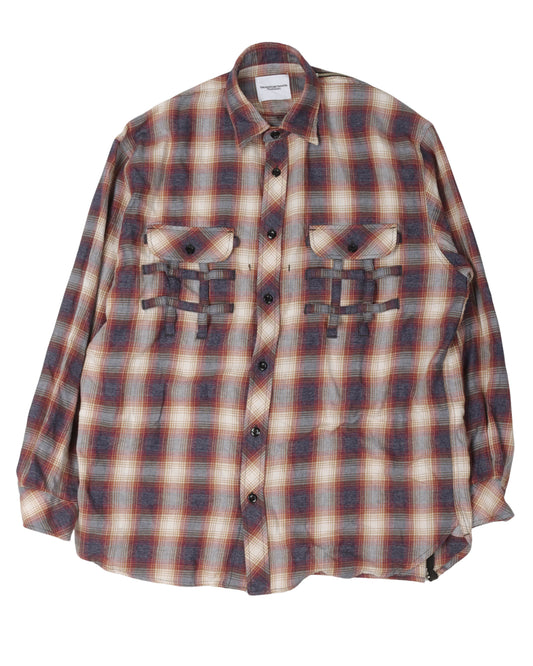 John Doe Zipper Flannel Shirt
