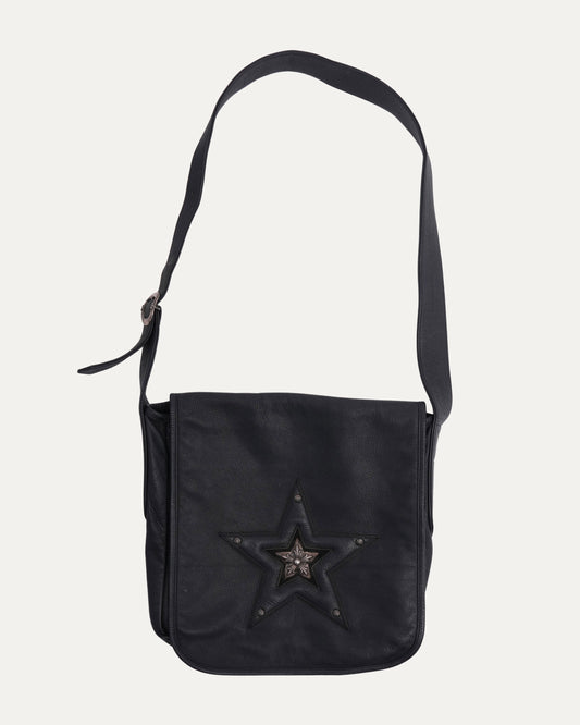 Star Embellished Messenger Bag