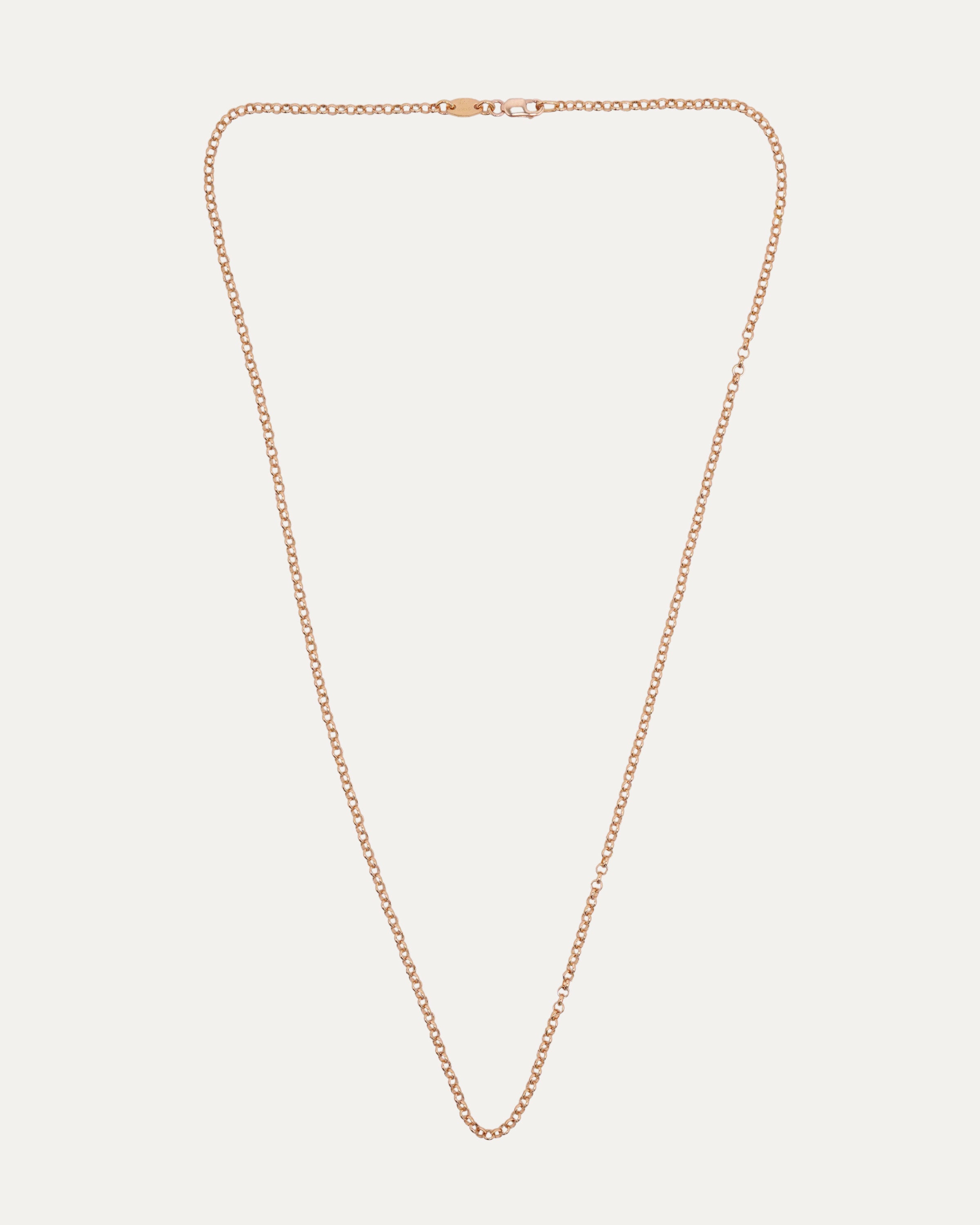 Chrome Hearts Gold Roll Chain Necklace – Justin Reed
