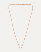 Gold Roll Chain Necklace