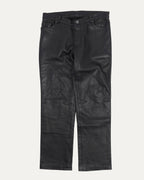 Fleur Knee Leather Pants