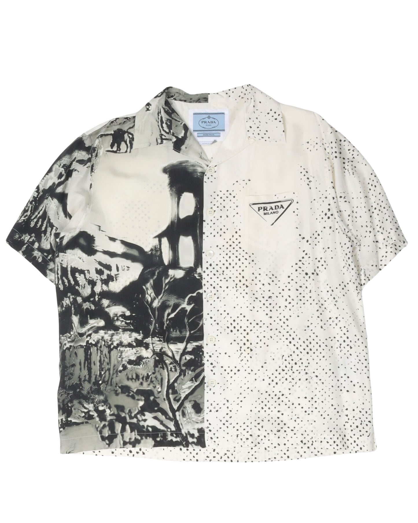 Double Match Silk Shirt