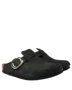 Birkenstock Boston Nubuck Leather Mules
