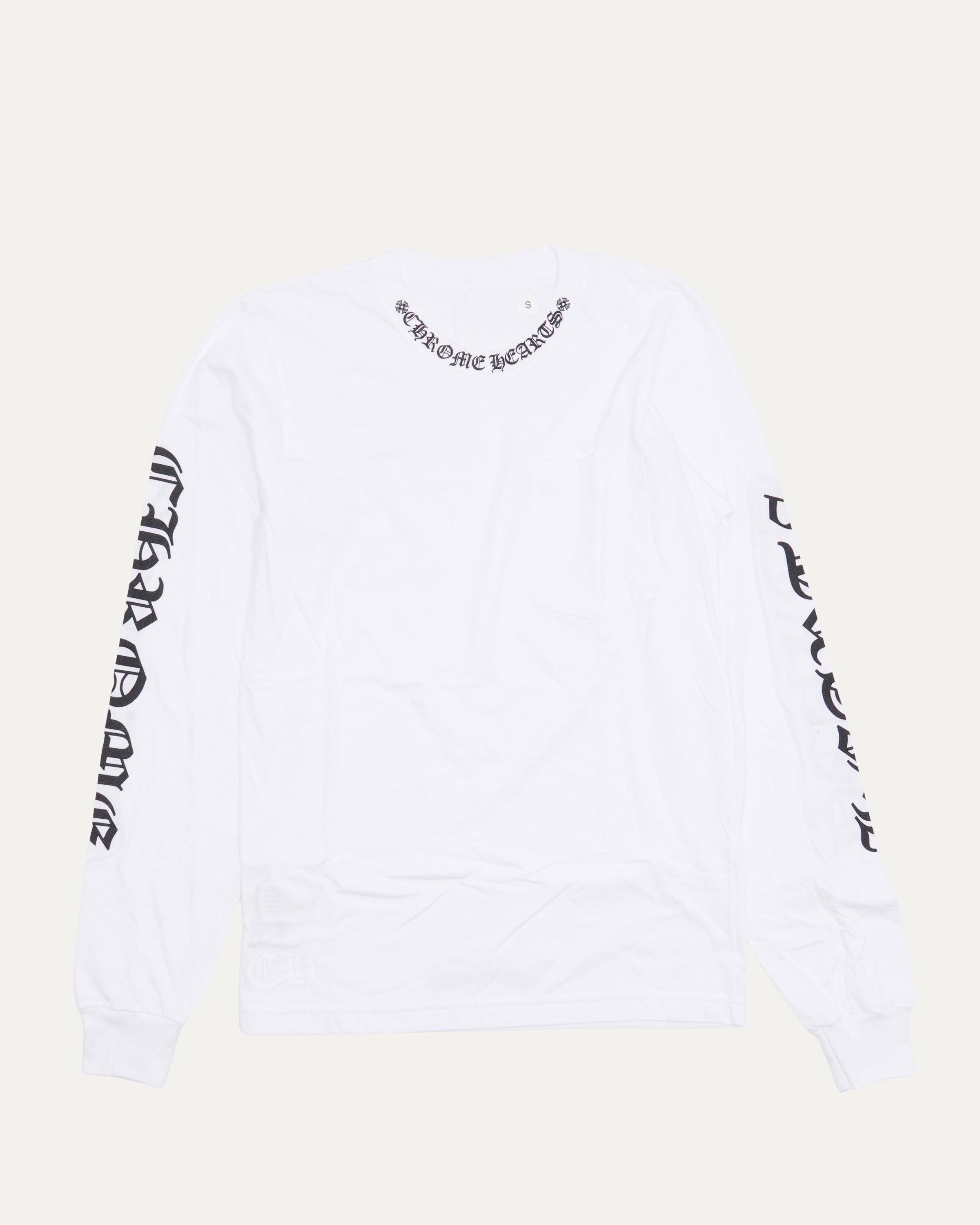 Chrome Hearts Neck Logo Long Sleeve T-Shirt – Justin Reed