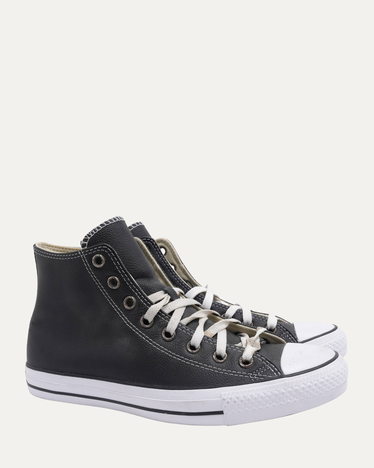 Cross Embellished Leather Converse Chuck Taylor Sneakers