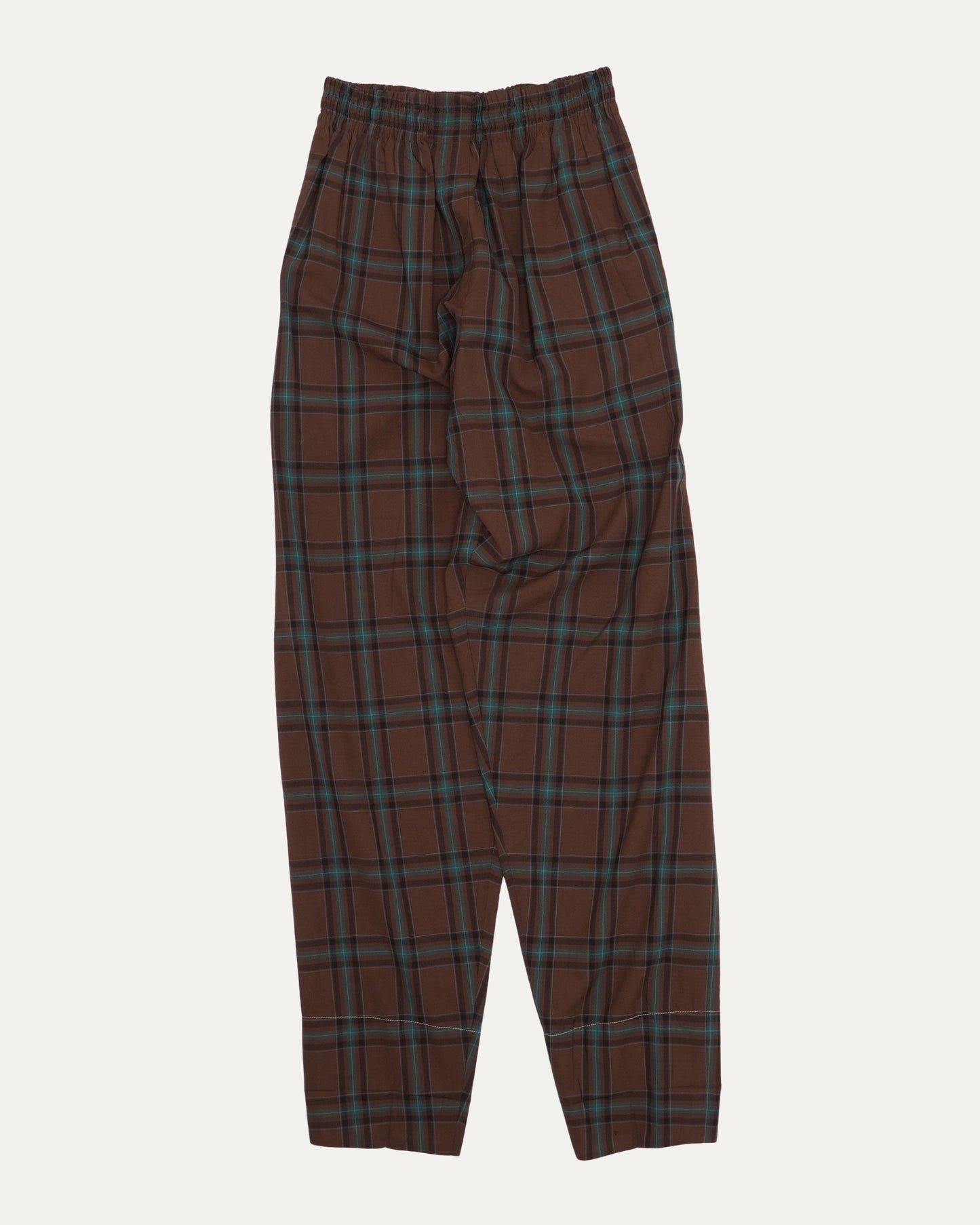 Plaid Wool Pants