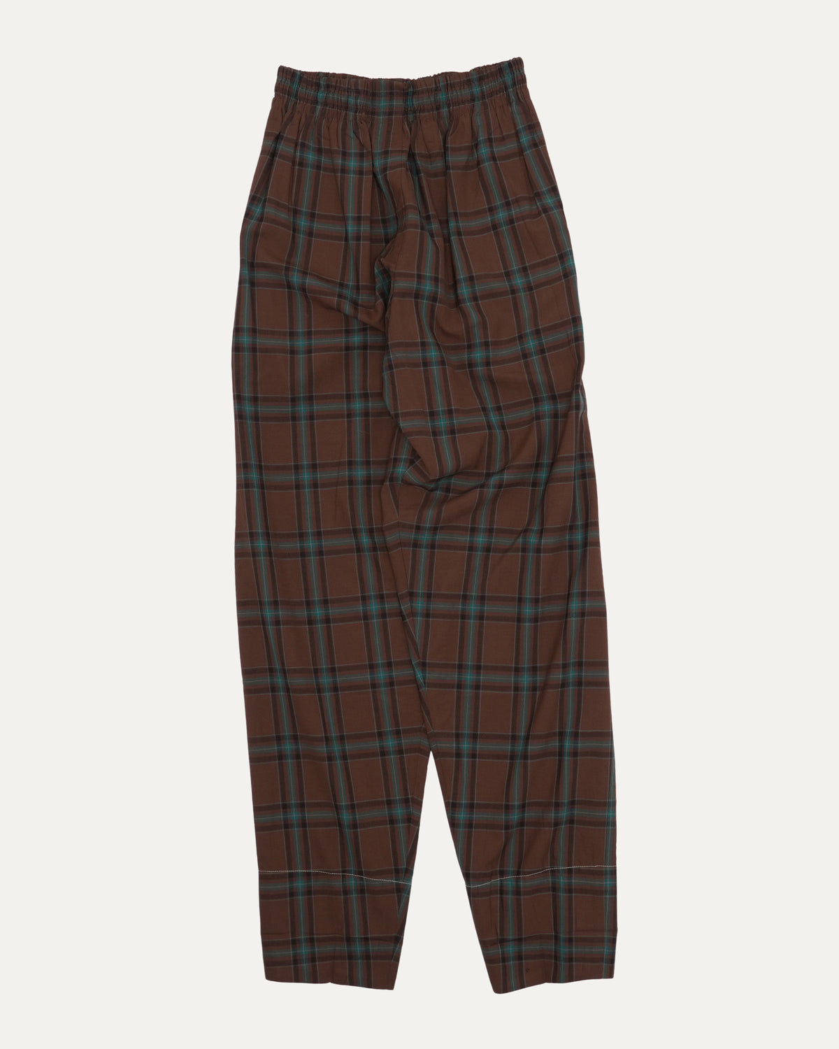 Plaid Wool Pants